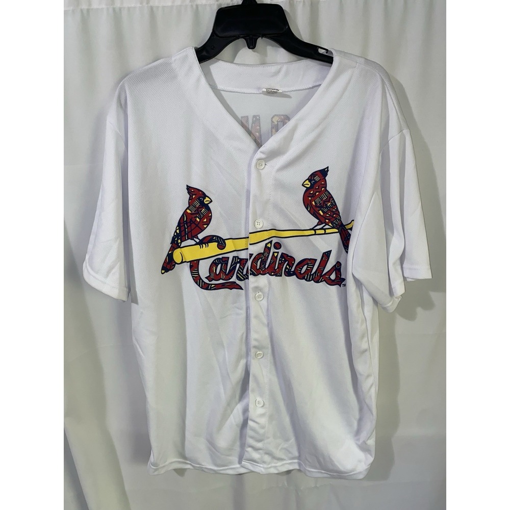 St. Louis Cardinals Kolton Wong #16 Button Up‎ Jersey XL 2017 SGA Hawaiian Aloha